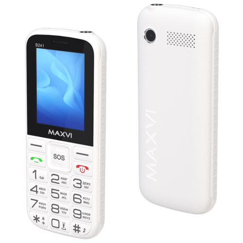 Моб.телефон Maxvi B241 White Моб.телефон Maxvi B241 White