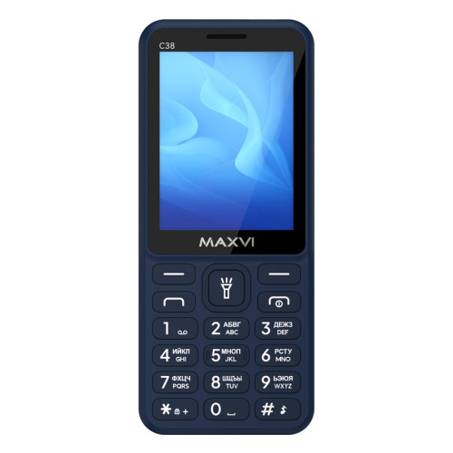 Моб.телефон Maxvi C38 Blue