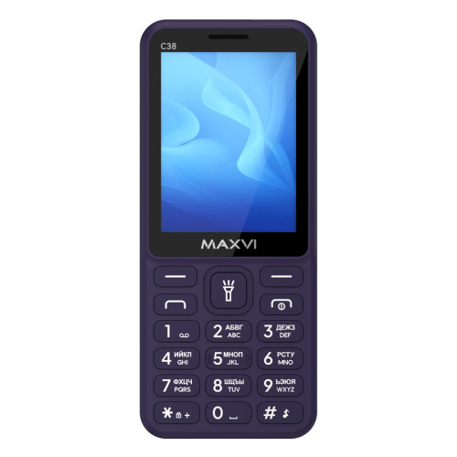 Моб.телефон Maxvi C38 Purple