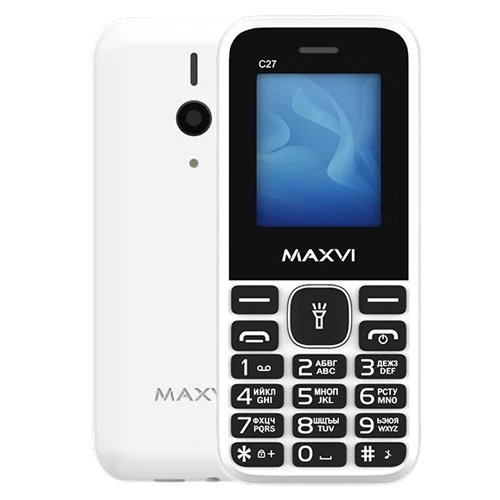 Моб.телефон Maxvi C27 White