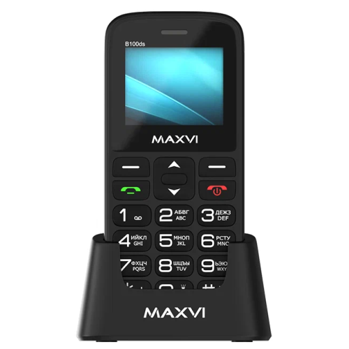Моб.телефон Maxvi B100ds Black