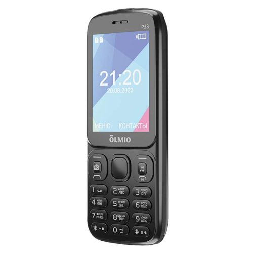 Моб.телефон Olmio P38 Black Моб.телефон Olmio P38 Black