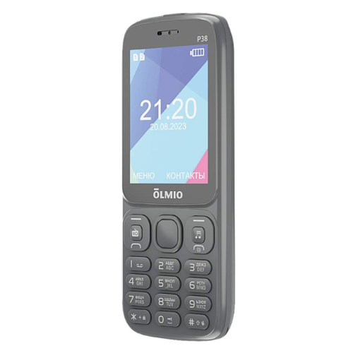 Моб.телефон Olmio P38 Gray Моб.телефон Olmio P38 Gray
