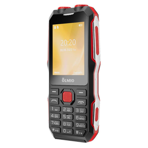 Моб.телефон Olmio X02 Black-Red Моб.телефон Olmio X02 Black-Red