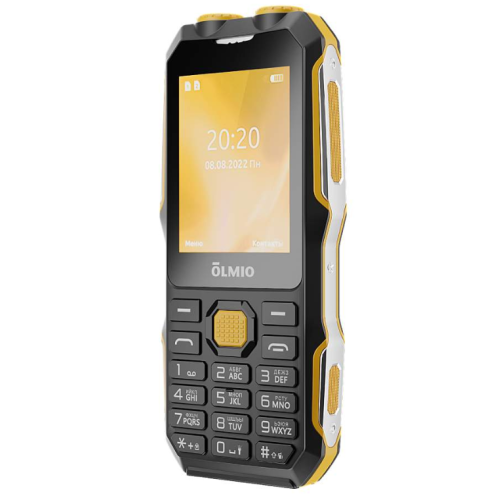 Моб.телефон Olmio X02 Black-Yellow Моб.телефон Olmio X02 Black-Yellow
