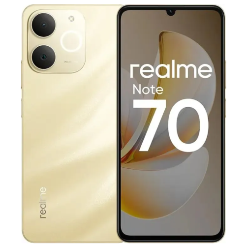 Смартфон RealMe Note 70 6/128GB Gold Смартфон RealMe Note 70 6/128GB Gold