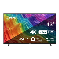 Телевизор Digma DM-LED43UBB33 (YaOS)