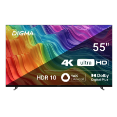 Телевизор Digma DM-LED55UBB33 (YaOS)