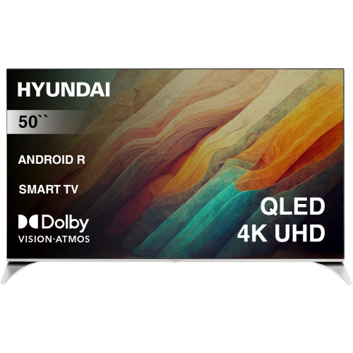 Телевизор Hyundai QLED H-LED50QBU7500 черный (Android)