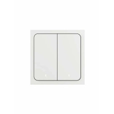 Беспров. выключатель Яндекс Zigbee YNDX-00535(2 клавиши) White Беспров. выключатель Яндекс Zigbee YNDX-00535(2 клавиши) White