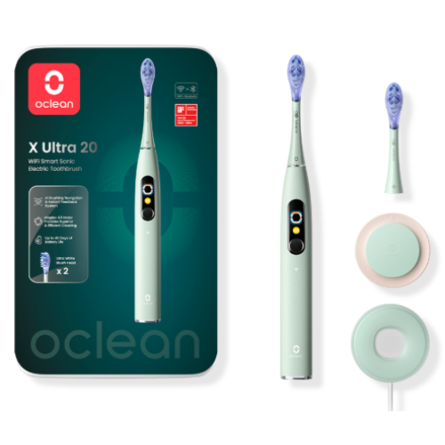 Эл. зубная щётка Oclean X Ultral 20 (Мятно-Зеленый)(V8100)