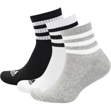 Носки Adidas 3-Stripes Cushioned Sportswear Mid-Cut 3P IC1318 (Размер 36-38)