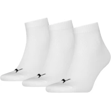Носки Puma Unisex Quarter Plain 3P Белый (Размер 43-46)
