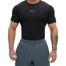 Футболка RANK Man, Compression T-Shirt Black (2XL / 58-60)