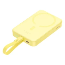 АКБ POWER Bank Baseus OS Magnetic Mini Wireless FC iP Edition 10000mAh 20W lemon yellow