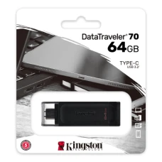 Флэш-драйв Kingston DataTraveler 70  DT70 Type-C  64GB USB 3.2 ч