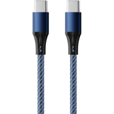 Кабель Accesstyle  CC30-F100M Type-C-Type-C black-blue