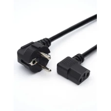 Кабель питания ATCOM IEC C13 угловой 1.8m