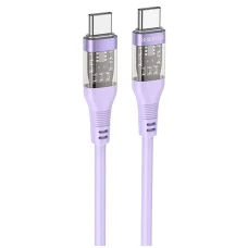 Кабель Borofone BU37 Type-C/Type-C 1.2m 3.0A 60W purple