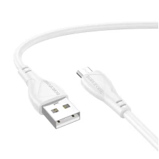 Кабель Borofone BX121 Micro 1m white