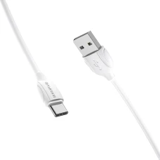 Кабель Borofone BX19 Type-C Benefit 3A white