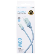 Кабель Borofone BX107 Type-C 1m blue