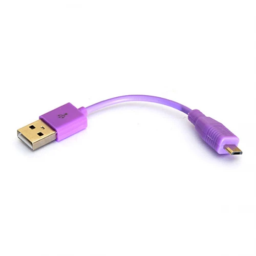 Кабель De Tech USB 2.0 AM/Micro B 5pin 0,1м Кабель De Tech USB 2.0 AM/Micro B 5pin 0,1м