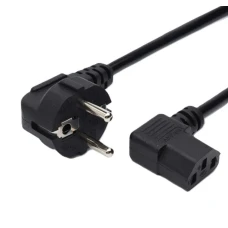 Кабель питания GoPower C14(F) угловой 1.8m