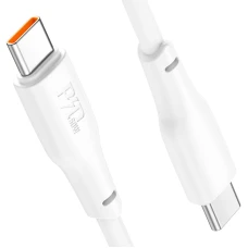 Кабель Hoco X93 Type-C-Type-C 1m 60W white