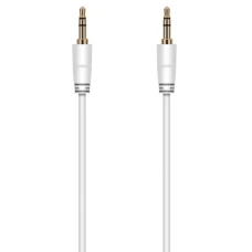 Кабель AUX Krutoff 1m, белый (пакет)