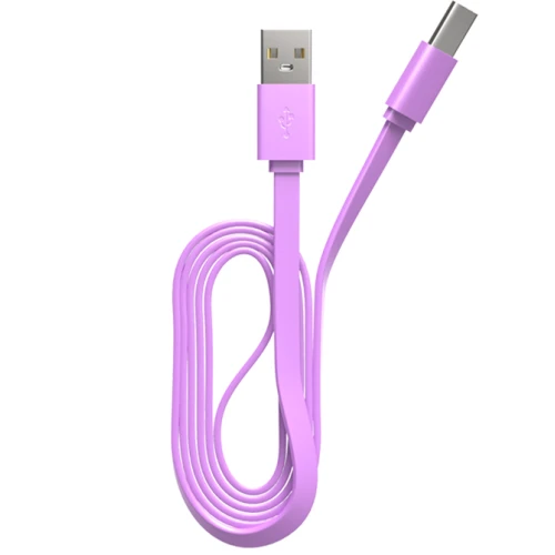 Кабель MAXVI MC-02LF Type-C purple Кабель MAXVI MC-02LF Type-C purple