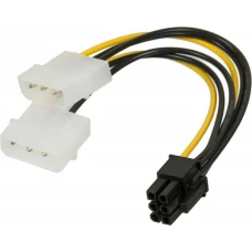 Кабель питание для видеокарт Nigbo RTL-C32 PCI-E 6pin Molex