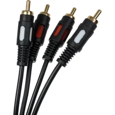 Кабель Rexant Audio-Video 2RCA(m) 2RCA(m) 1.5m