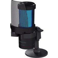Микрофон игр стрим Defender Impulse GMC 400 USB, RGB, 2 м (64240)