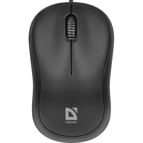 Мышь пров Defender Patch MS-759 ч, 3кн,черная (52759)