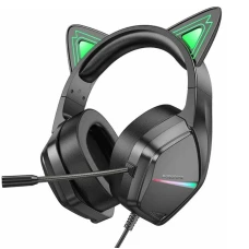 Гарн полн ИГР Borofone BO106 black (Elf Cat)