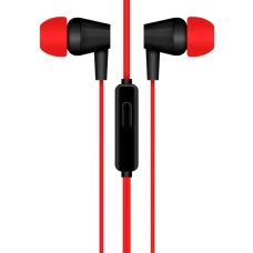 Наушники Krutoff HF-J69 красные (пакет)