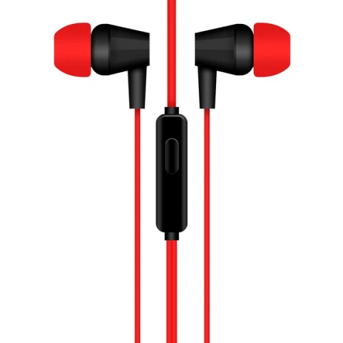 Наушники Krutoff HF-J69 красные (пакет)