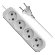 Сетевой фильтр Defender B240 10A 5m, без заземления (99281)