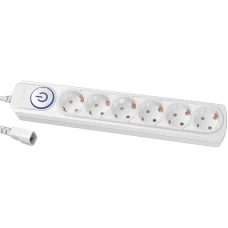 Сетевой фильтр Ippon BK-6-UPS-1.8-10-W 1.8м (6 розеток) белый (коробка)