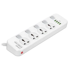 Сетевой фильтр LDNIO SC4408 4USB*4 розетки 2m white