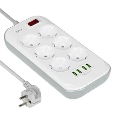 Сетевой фильтр TFN Power 3 белый (TFN-POWER3WH)