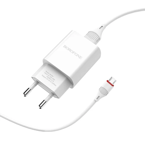 СЗУ Borofone BA20A Micro USB 2.1A white СЗУ Borofone BA20A Micro USB 2.1A white