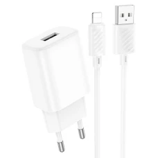 СЗУ Hoco C134A 1USB 12W+ каб.Lightning white
