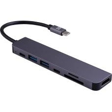 USB Hub Defender HB-04 Type-C, SD/TF/HDMI/USB/Type-C