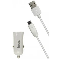 АЗУ Hoco 1USB Z12 2.4A + micro white