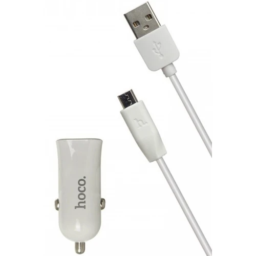 АЗУ Hoco 1USB Z12 2.4A + micro white АЗУ Hoco 1USB Z12 2.4A + micro white