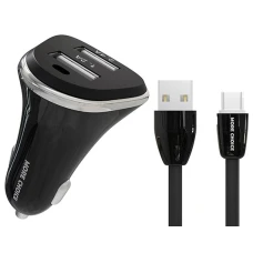 АЗУ More choice AC22a 2USB+Type-C 2.4A black