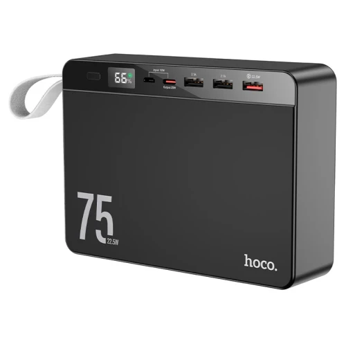 АКБ POWER Bank Hoco J94 Overlord 22.5W 75000mAh black АКБ POWER Bank Hoco J94 Overlord 22.5W 75000mAh black