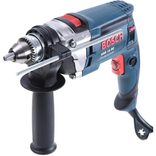 Дрель ударная Bosch GSB 16 RE Professional 750Вт патрон:быстрозажимной реверс (кейс в комплекте)